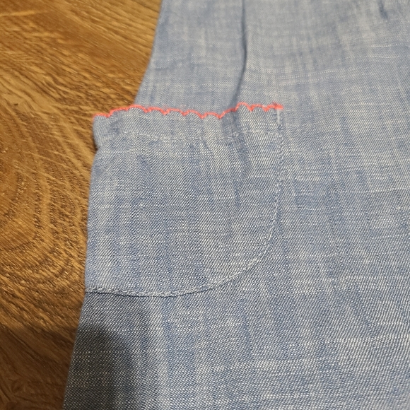 Embroidered Denim Dress - Picture 2 of 6